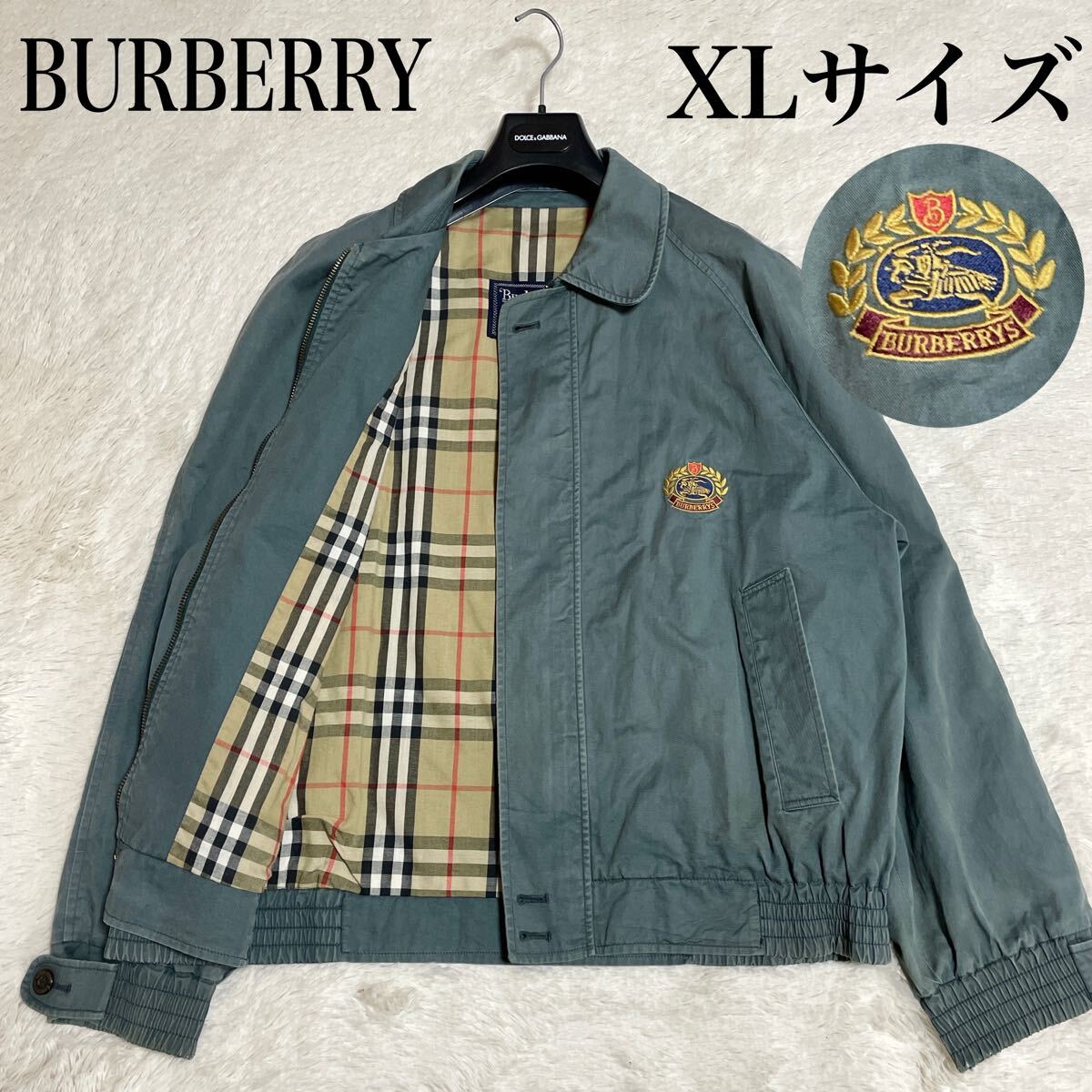 Yahoo!オークション - 希少 BURBERRY ロゴ 刺繍 スイングトップ Yahoo!オークション - 希少 BURBERRY ロゴ 刺繍 スイングトップ