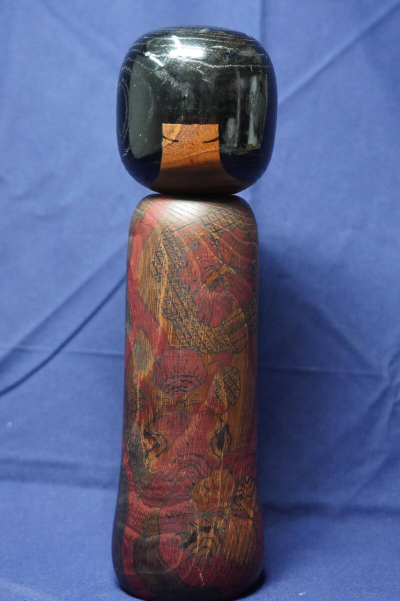 DIT】伝統こけし⑦ 石原日出男 二人 45cm 30cm ポエティック DIT】伝統こけし⑦ 石原日出男 二人 45cm 30cm ポエティック