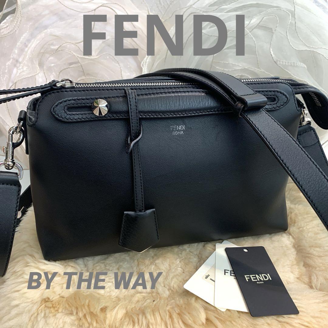 FENDI BY THE WAY 2WAYバッグ BLACK 国内発送 FENDI BY THE WAY バイザウェイ 2WAY ショルダーバッグ 黒