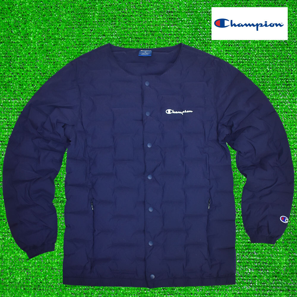 Champion チャンピオン ゴルフ ダウンジャケット【ネイビー/Ｍ】美品！