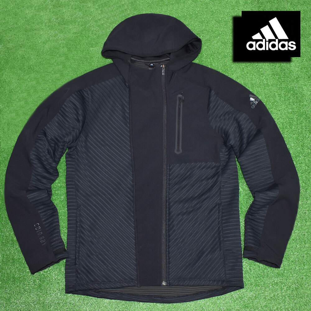 adidas アディダス ゴルフ フードジャケット【ブラック/】美品！