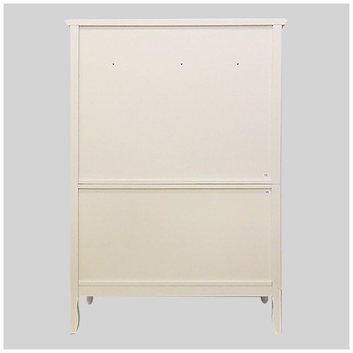 【開梱設置】フルールWH ハイチェスト90 箪笥 タンス リビング おしゃれ 猫脚 クラシック アンティーク系 東海家具_画像9