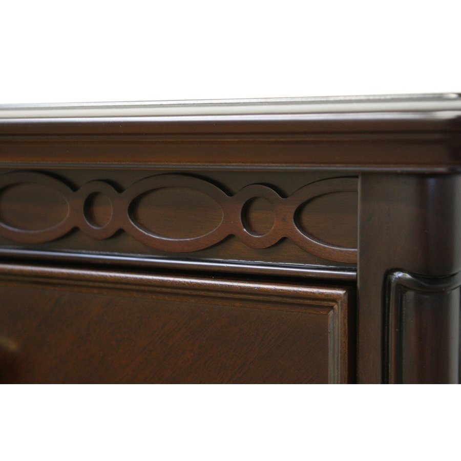 【開梱設置】フルールDM チェスト85 タンスカウンター 猫脚 東海家具 クラシック アンティーク 英国 おしゃれ ブラウン_画像4