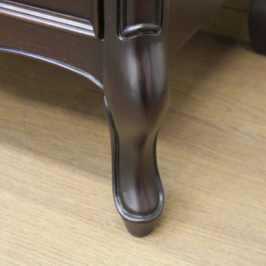 【開梱設置】フルールDM チェスト85 タンスカウンター 猫脚 東海家具 クラシック アンティーク 英国 おしゃれ ブラウン_画像5