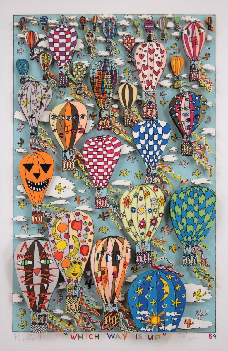 【12月スーパーSALE 15％OFF】 Yahoo!オークション - ジェームス・リジィ 「Which way is up 版画