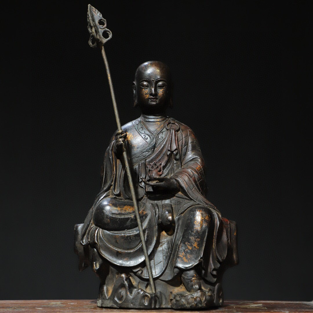 古銅 仏教美術 仏像 馬 銅製 銅器 旧蔵 清 銅塗金【六臂瑪蛤ガラガラ】仏像 銅製品 古銅 極細工