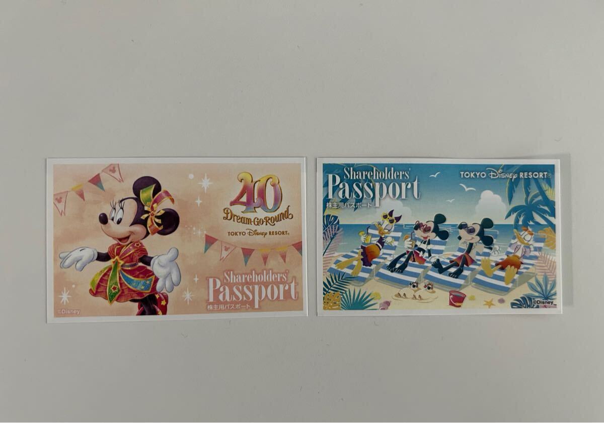 東京ディズニーリゾート　ディズニーランド　ディズニーシー　オリエンタルランド株主優待券　2枚セット
