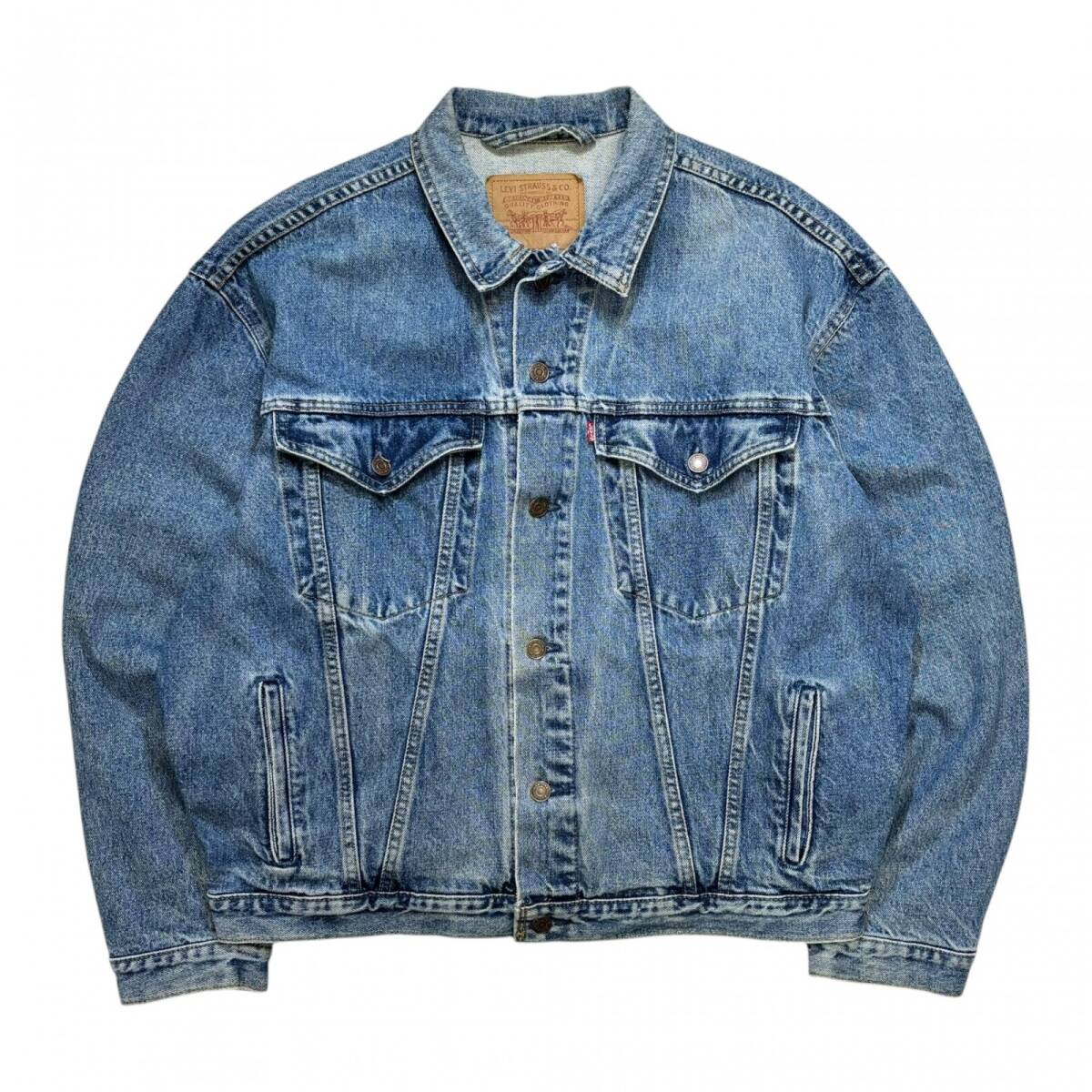 L 90s リーバイス levis カナダ製 75525 4th フォース デニムジャケット Gジャン ハンドウォーマーポケット ポケット付き インディゴブルー L 90s リーバイス levis カナダ製 75525 4th フォース デニムジャケット Gジャン ハンドウォーマーポケット ポケット付き インディゴブルー