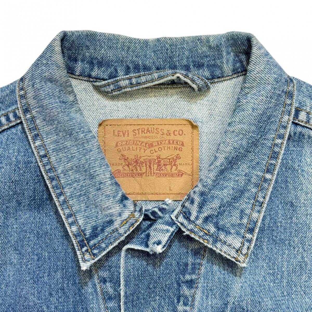 L 90s リーバイス levis カナダ製 75525 4th フォース デニム L 90s リーバイス levis カナダ製 75525 4th フォース デニム