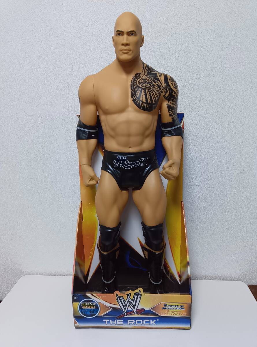 ◇ THE・ROCK【WWE USA】/ BIGフィギア・【Dwayne Douglas Johnson】ケース入り・海外版