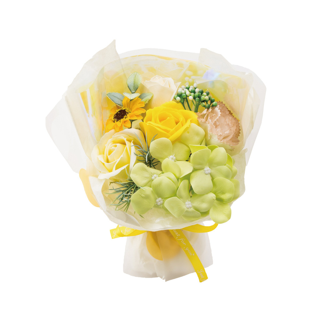 * желтый * Polka мыло цветок букет букет a-tifi автомобиль ru цветок мыло цветок подарок искусственный цветок цветок мыло 