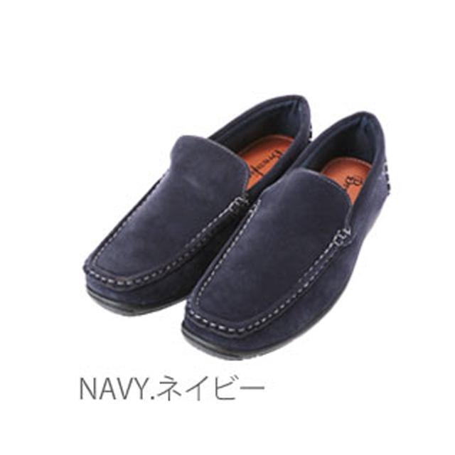 * NAVY. темно-синий * 40(25-25.5cm) обувь для вождения мужской туфли без застежки модный deck shoes поддельный замша всесезонный 