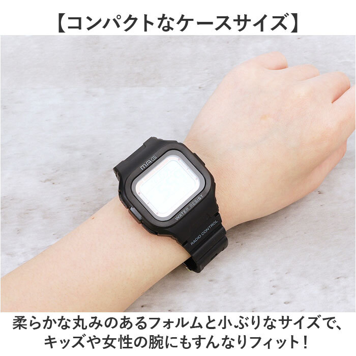 ☆ グレー ☆ MAG電波ソーラーウォッチ ウェーブフォース 電波ソーラー 腕時(shí)計(jì) ソーラーウォッチ 電波腕時(shí)計(jì) 電波時(shí)計(jì) デジタル腕時(shí)計(jì)