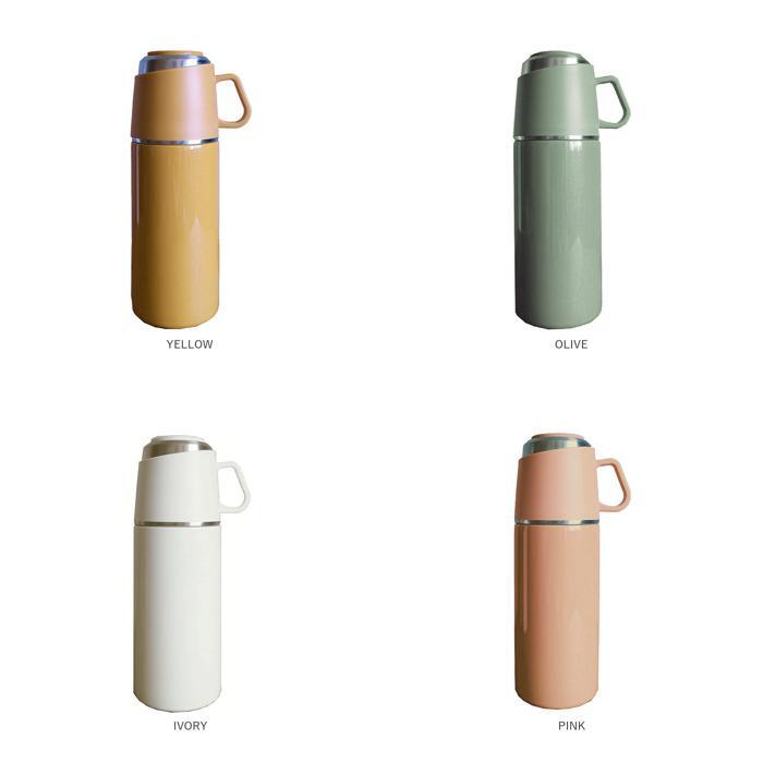 * IVORY фляжка одним движением симпатичный почтовый заказ термос теплоизоляция стакан имеется взрослый 350ml стакан имеется фляжка прямой .. фляжка стрейнер имеется модный ROCCO