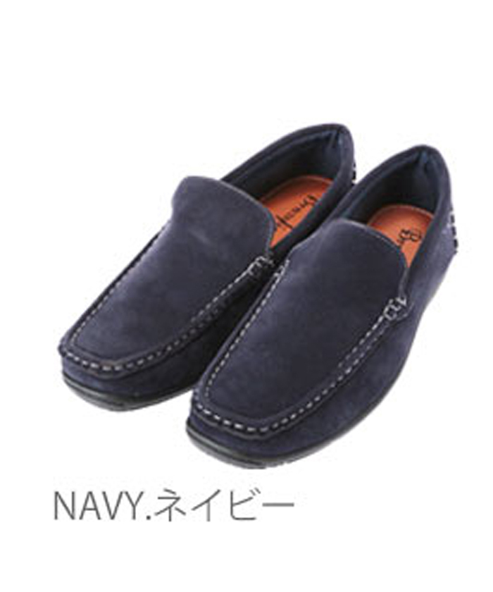 * NAVY. темно-синий * 40(25-25.5cm) обувь для вождения мужской туфли без застежки модный deck shoes поддельный замша всесезонный 