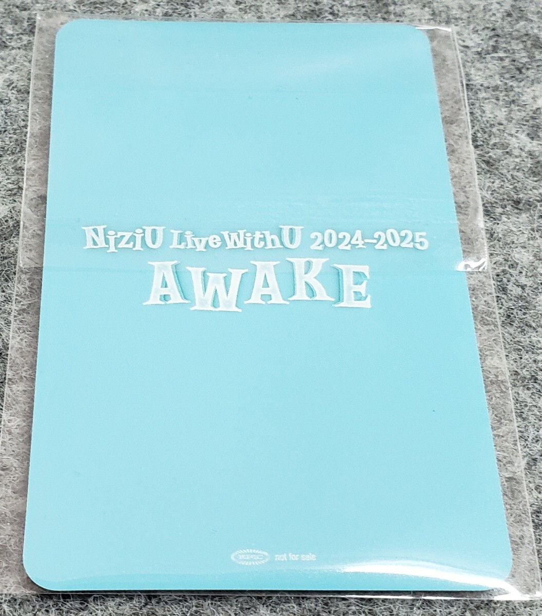 R/ NIZIU フォトカード MAYUKA マユカ ①-② 会場限定 「 AWAKE R/ NIZIU フォトカード MAYUKA マユカ ①-② 会場限定 「 AWAKE