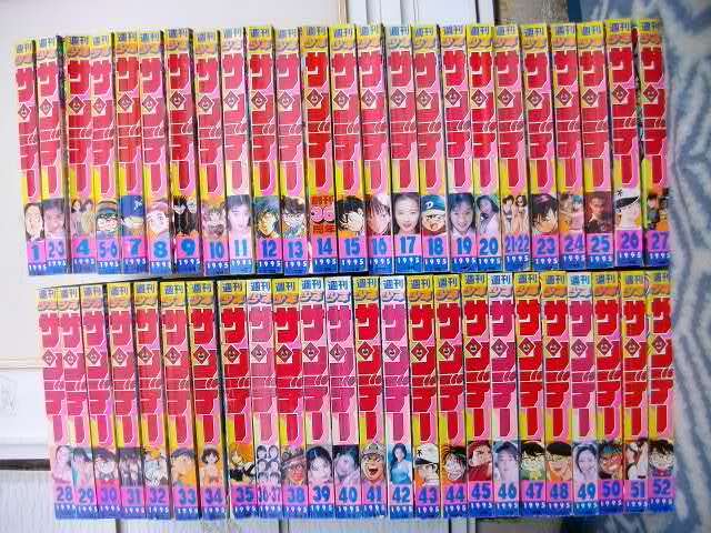 週刊少年サンデー1995年1~52号全48冊セット 極美品多数 週刊少年サンデー1995年1~52号全48冊セット 極美品多数