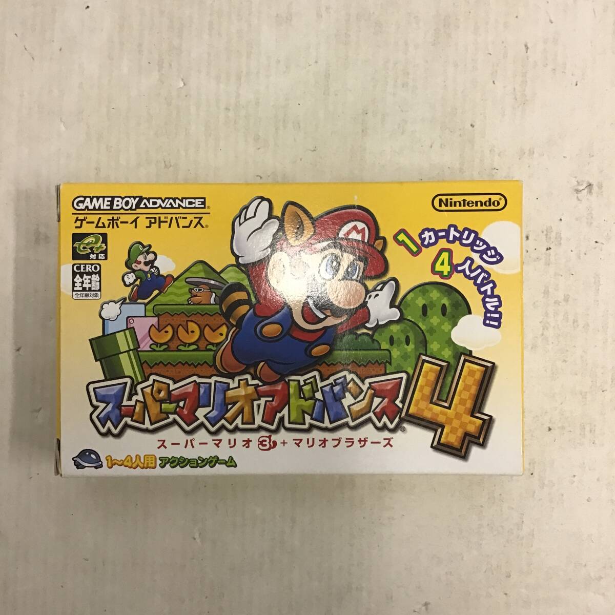 25 Nintendo ゲームボーイアドバンス スーパーマリオアドバンス4 中古品