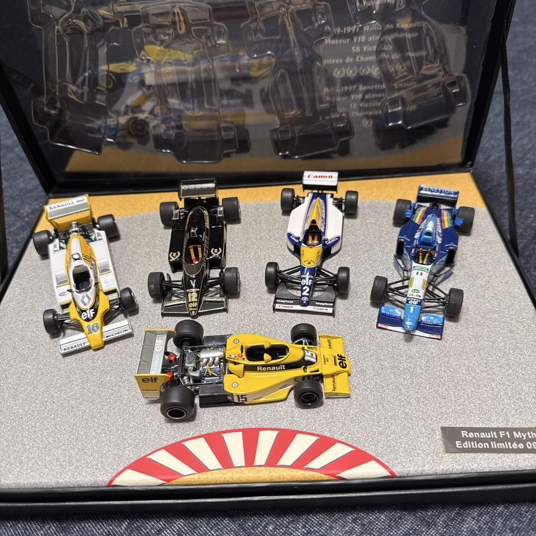 未使用 限定1000個 1/43 ルノー ミニカー5台セット LES 未使用 限定1000個 1/43 ルノー ミニカー5台セット LES