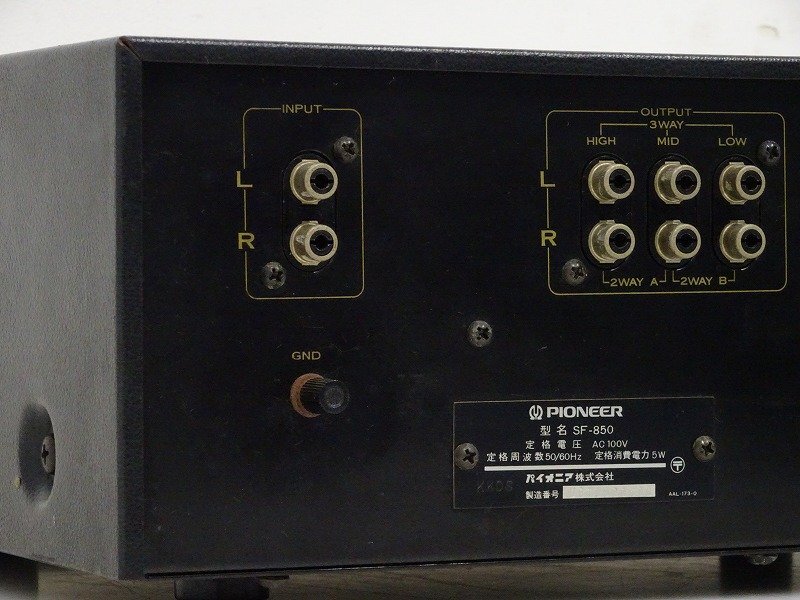 Yahoo!オークション - Pioneer SF-850 チャンネルデバイダー Yahoo!オークション - Pioneer SF-850 チャンネルデバイダー