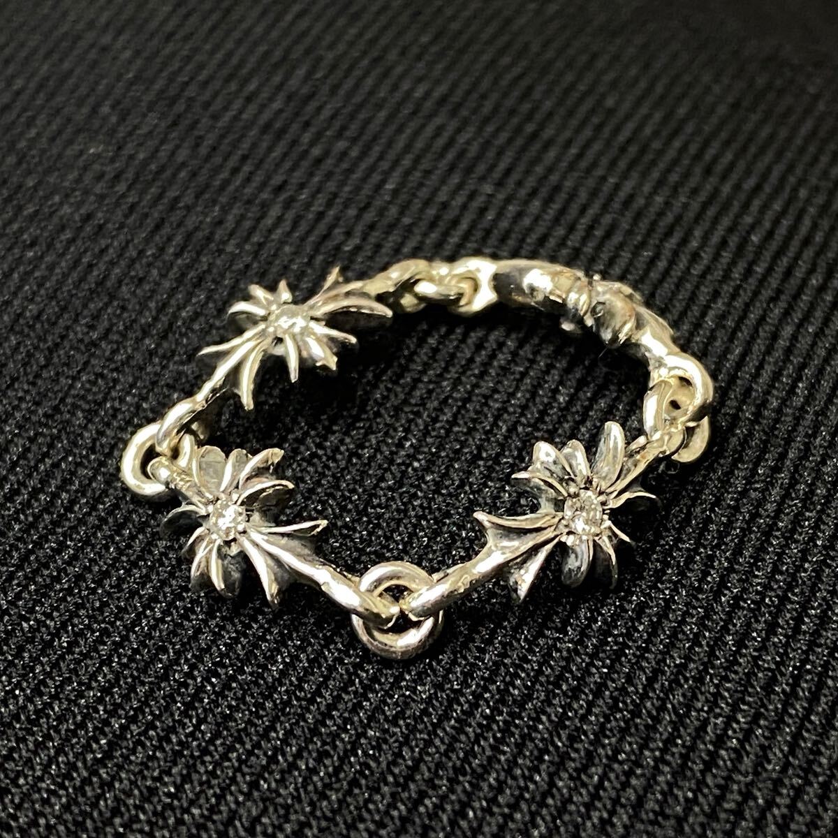 †クロムハーツ†【タイニークロスバングル】◆925シルバー†† 希少】CHROME HEARTS クロムハーツ タイニーE CHプラス クロス
