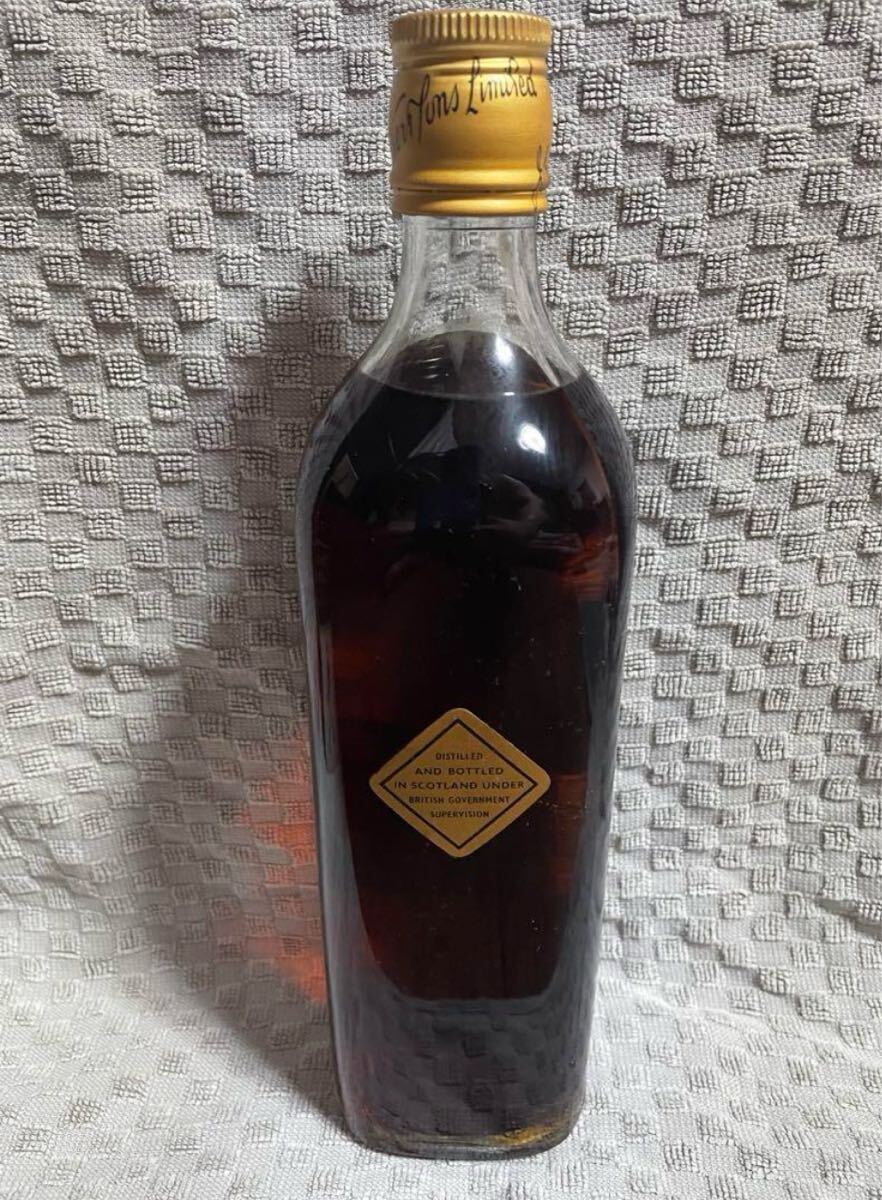 50年物　ジョニーウォーカー ブラックラベル 古酒　1970年代 50年物 ジョニーウォーカー ブラックラベル 古酒 1970年代