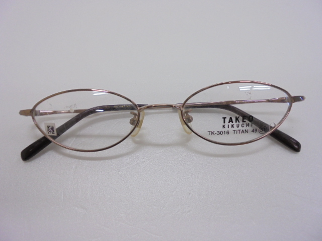 【KCM】glas-73★展示品★【TAKEO KIKUCHI/タケオキクチ】メガネフレーム フルリム　TK-3016　51□19-142　チタン　眼鏡/めがね