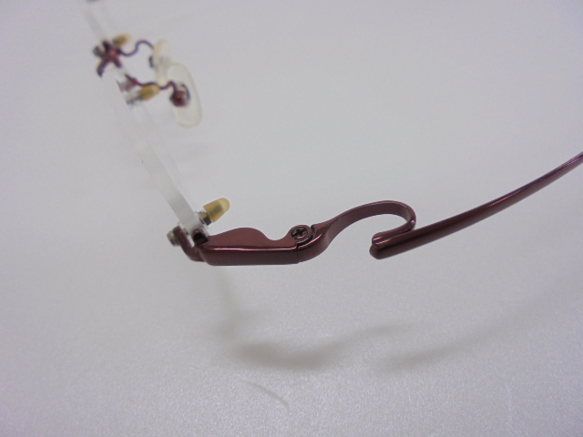 【KCM】glas-108★展示品★【AMIPARIS/アミパリ】メガネフレーム リムレス フチなし　TR-308　48□18-143　チタン　眼鏡/めがね　日本制