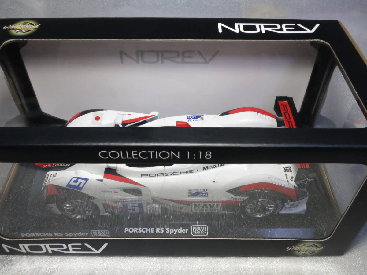 1/18 Norev Porsche RS Spider LMS Porsche RS Spyder темное место сохранение не выставленный товар 