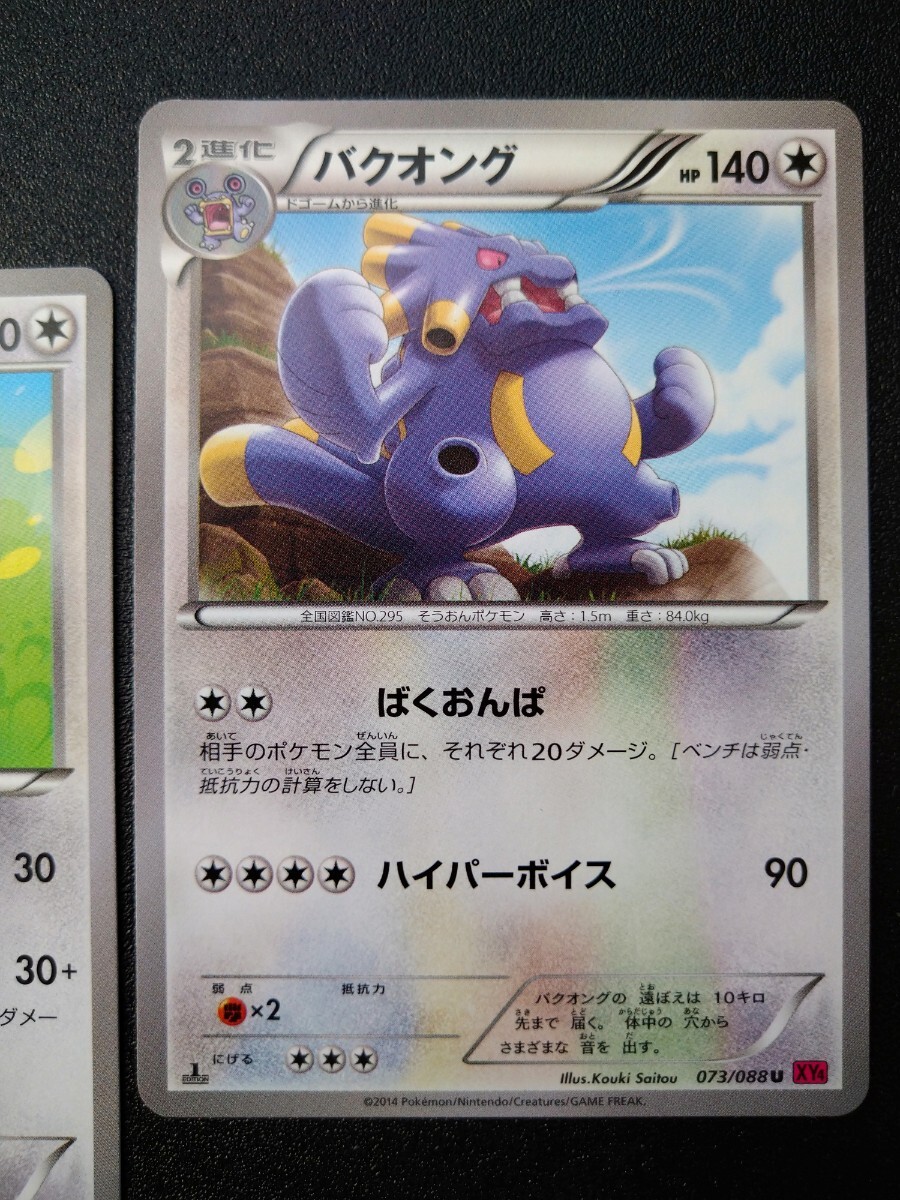 進化 3枚】◇ ゴニョニョ - ドゴーム - バクオング ◇ ポケモン