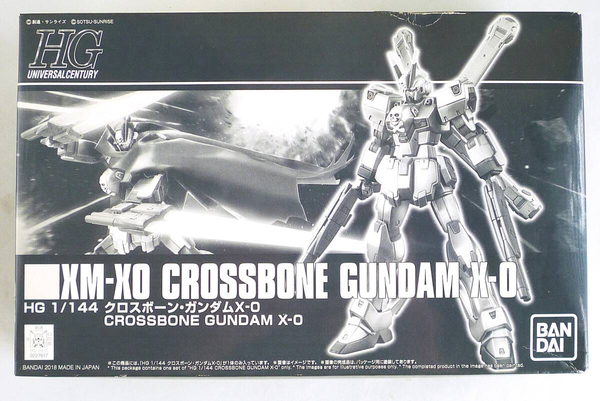 ★☆【定形外OK】未組立!プレミアムバンダイ HGUC 1/144 クロスボーン・ガンダムX-0~2018年製!箱凹有!~内袋未開封品【同梱可】[GL03A18]☆