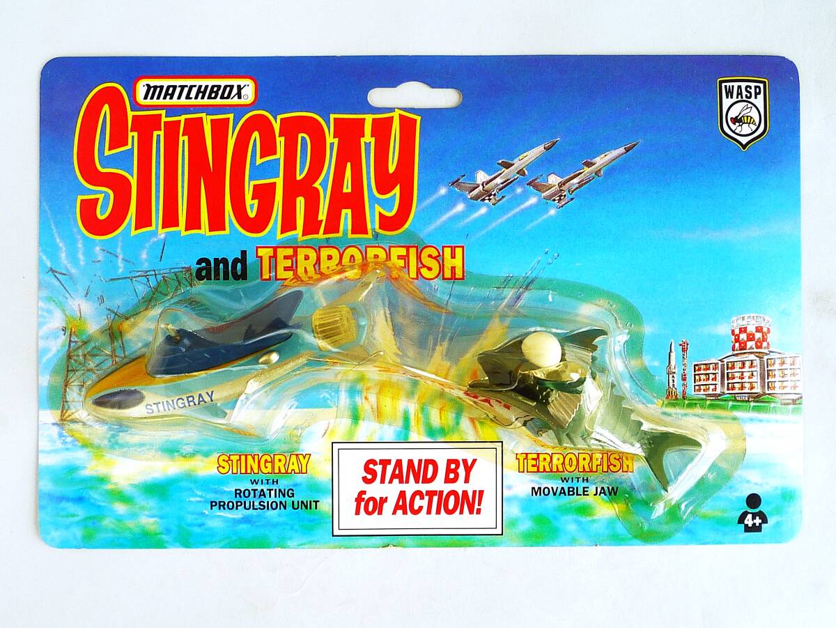 【定形外OK】未使用!MATCHBOX マッチボックス STINGRAY and TERRORFISH 海底大戦争 スティングレイ&テラーフィッシュフィギュア [GL03B06]