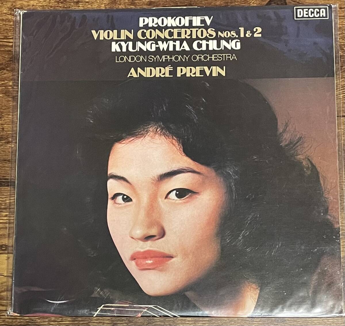 即決　チョン・キョンフア・ヴァイオリン協奏曲1・2番・その他・LPレコード・DECCA・SXL6773