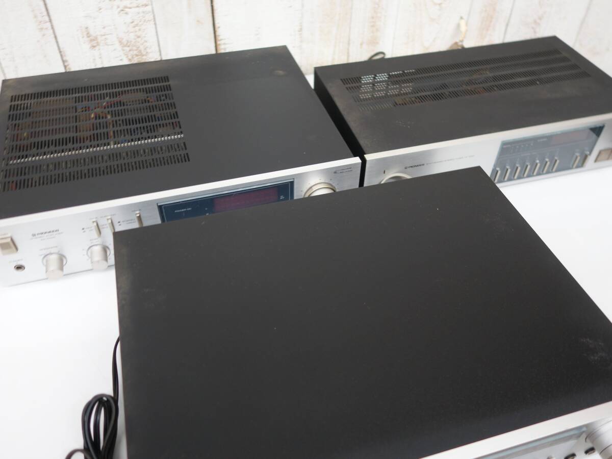  retro аудио Showa Retro подлинная вещь *PIONEER Pioneer акционерное общество * усилитель SA-7000 * кассетная дека CT-7000 * тюнер TX-7000