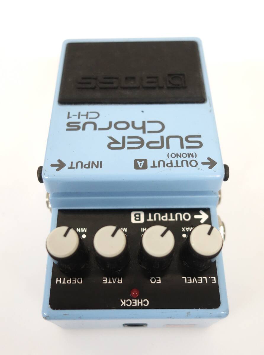 レトロミュージック ＊Product of Roland ＊BOSS ボス＊SUPER Chorus 　エフェクター　スーパーコーラス ＊MODEL CH-1 　