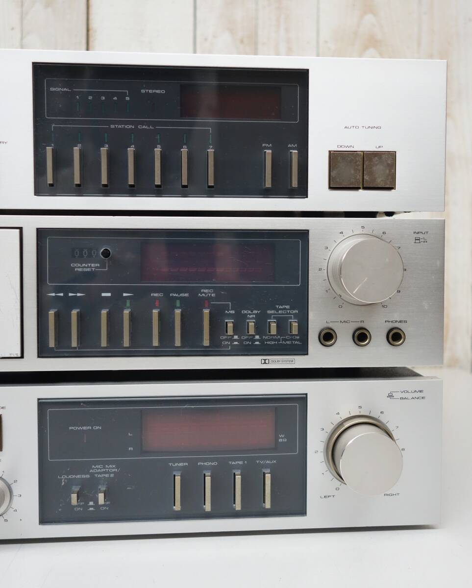  retro аудио Showa Retro подлинная вещь *PIONEER Pioneer акционерное общество * усилитель SA-7000 * кассетная дека CT-7000 * тюнер TX-7000