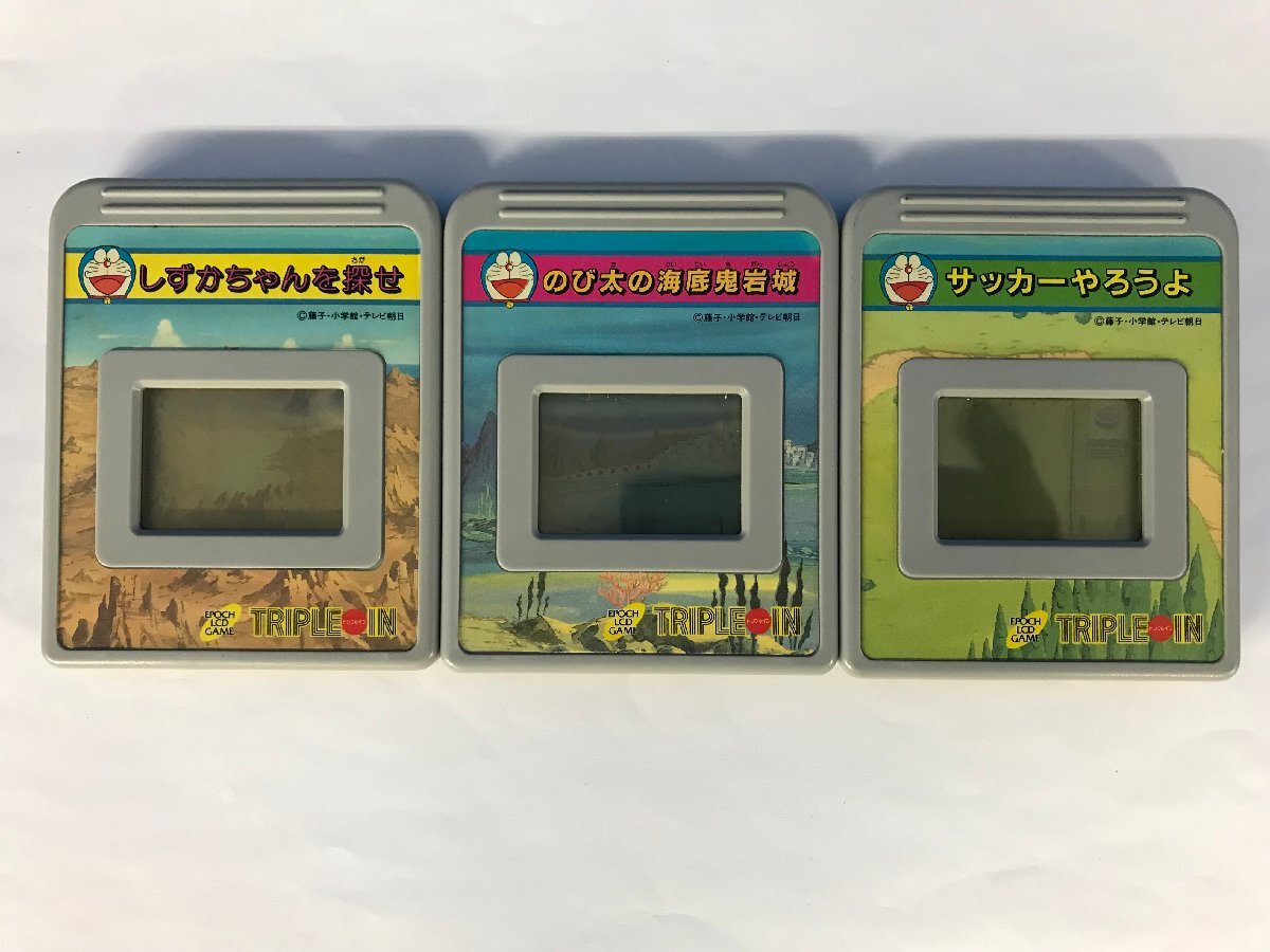 ☆27―004☆ゲーム機 エポック社 ドラえもん トリプルイン ☆27―004☆ゲーム機 エポック社 ドラえもん トリプルイン