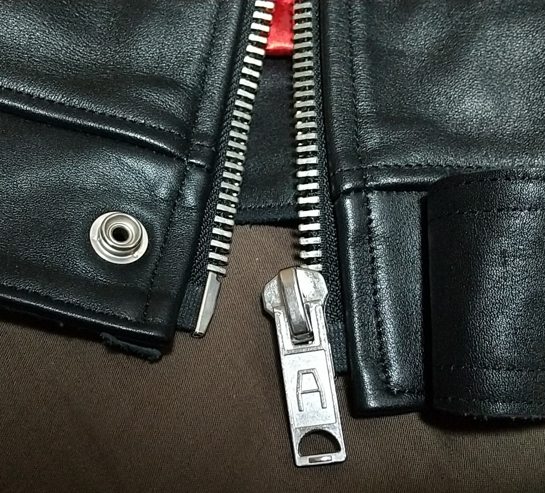 666 Leather Wear シングルライダースジャケット MY WAYMAN バイカラー 38 lewis leathers ルイスレザー ドミネーター トリプルシックス