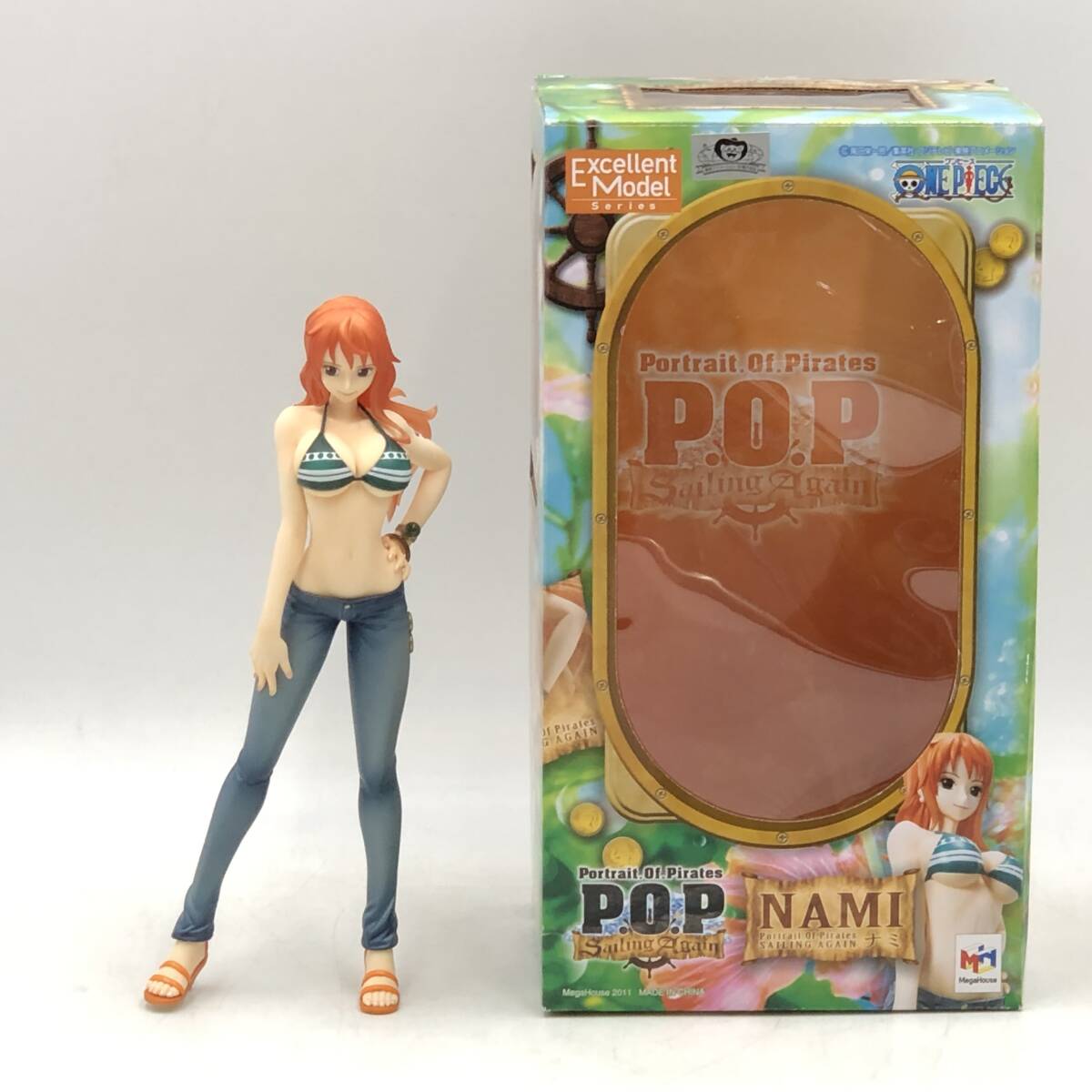 玩M66 フィギュア NAMI/ナミ P.O.P Portrait.Of.Pirates エクセレントモデル Sailing Again ONE PIECE/ワンピース【ジャンク】