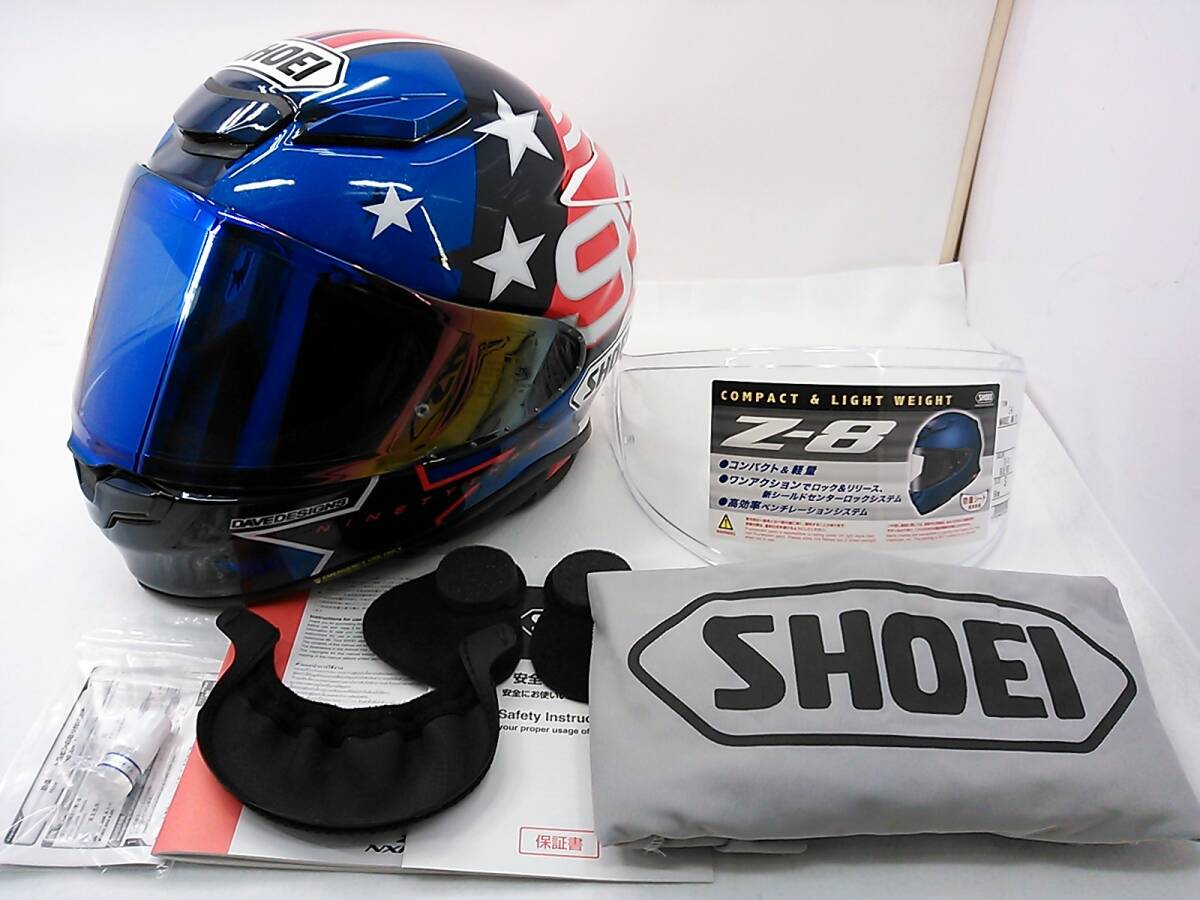 程度上 受注限定 2023年製 SHOEI ショウエイ Z-8 MARQUEZ 程度上 受注限定 2023年製 SHOEI ショウエイ Z-8 MARQUEZ