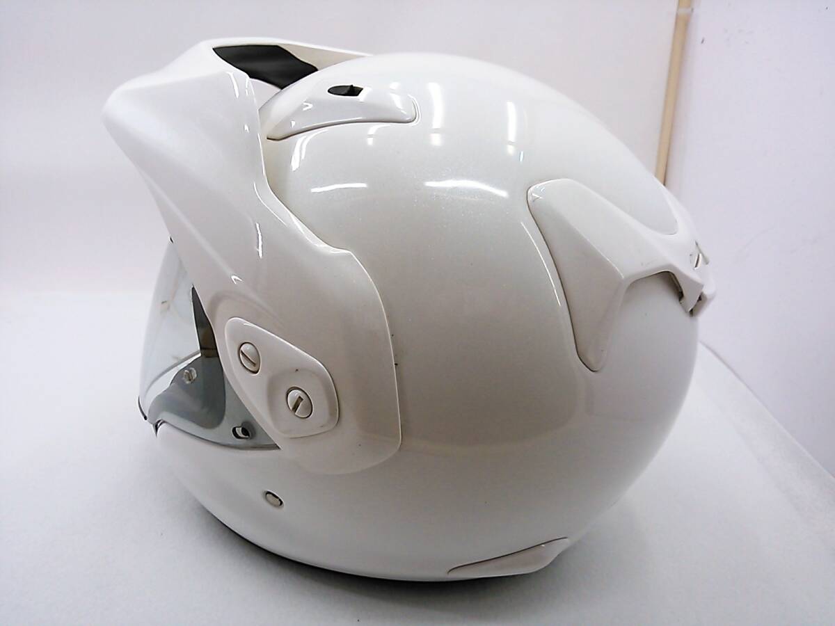 美品アライ CT-Z MZ-F化 グラスホワイト ジェットヘルメット 美品アライ CT-Z MZ-F化 グラスホワイト ジェットヘルメット