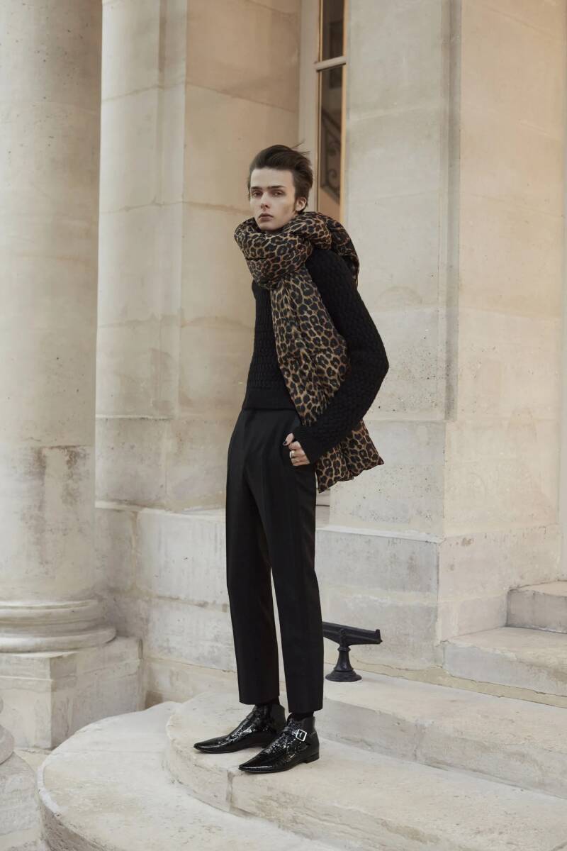 [ прекрасный товар ]SAINT LAURENT by Anthony Vaccarellopa dead muffler [2021-2022a/w] солнечный rolan Париж Anthony va Calle roparis палантин 