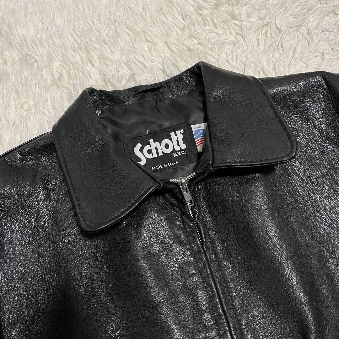 Yahoo!オークション - 希少品番 極美品 Lサイズ schottショット Yahoo!オークション - 希少品番 極美品 Lサイズ schottショット