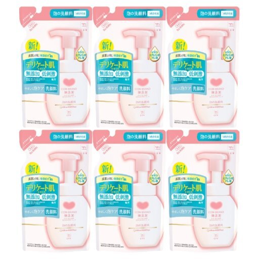 単品18個セット カウブランド 無添加泡の洗顔料 詰替用・140mL 牛乳石鹸共進社 代引不可 | カウブランド 無添加泡の洗顔料 詰替用 180ML | カウブランド