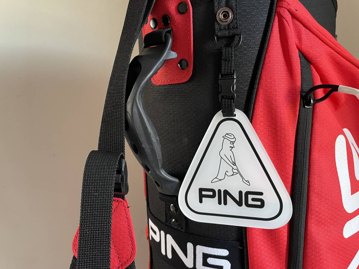 PING ピン サステナブル カートキャディバッグ 9 5 6分割 赤x黒 PING ピン サステナブル カートキャディバッグ 9 5 6分割 赤x黒