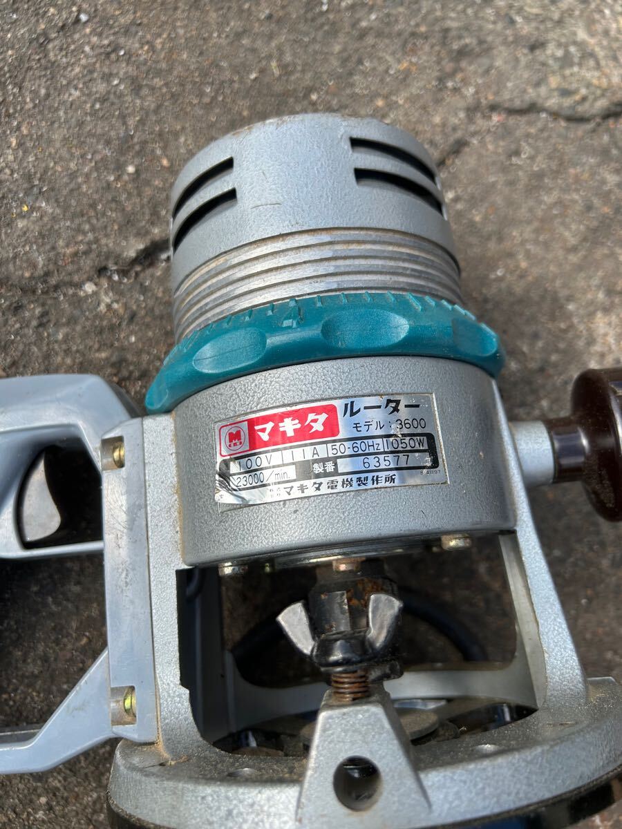 マキタ makita ルーター3600 階段定規型番不明中古動作品 木工用 マキタ makita ルーター3600 階段定規型番不明中古動作品 木工用