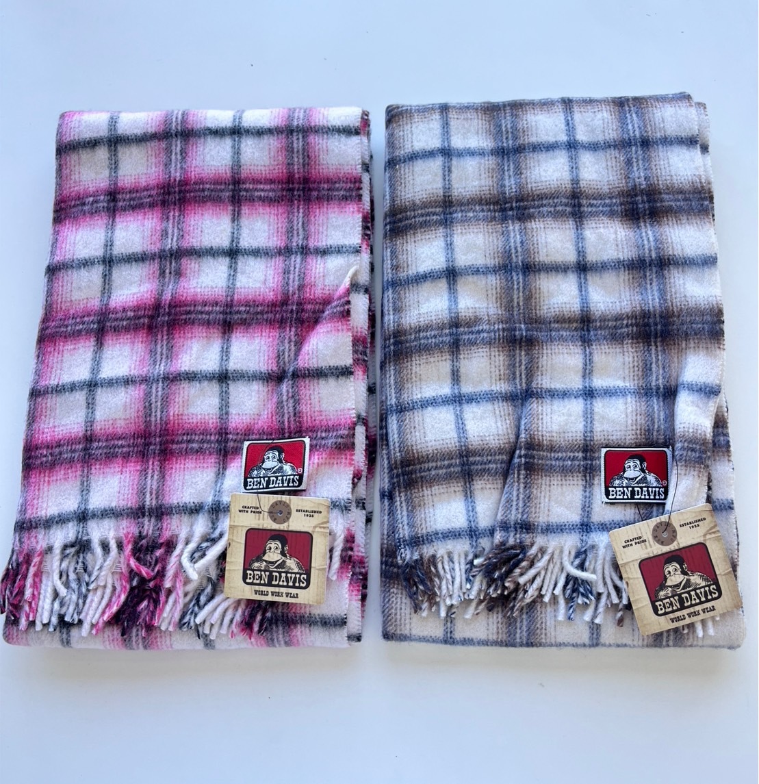★送料込み！！！★ 新品 BEN DAVIS ベンデイビス　マフラー　2点セット