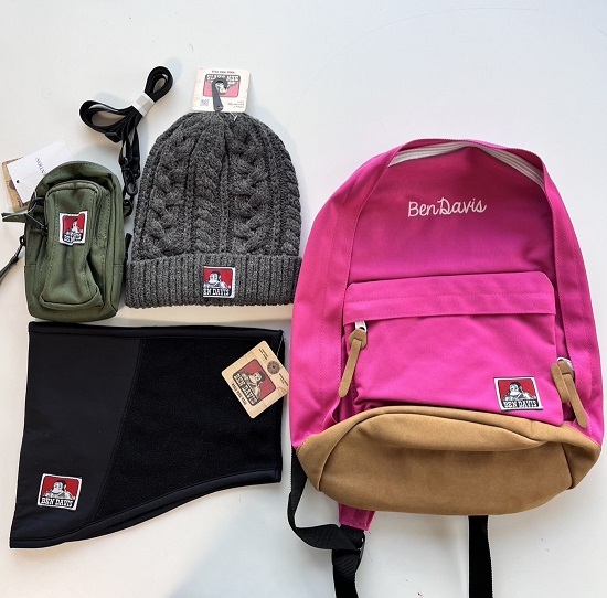 ★送料込み！！！★新品 BEN DAVIS ベンデイビス 　リュック＆ニット帽＆ネックウォーマー＆バッグ　4個セット　BEN29