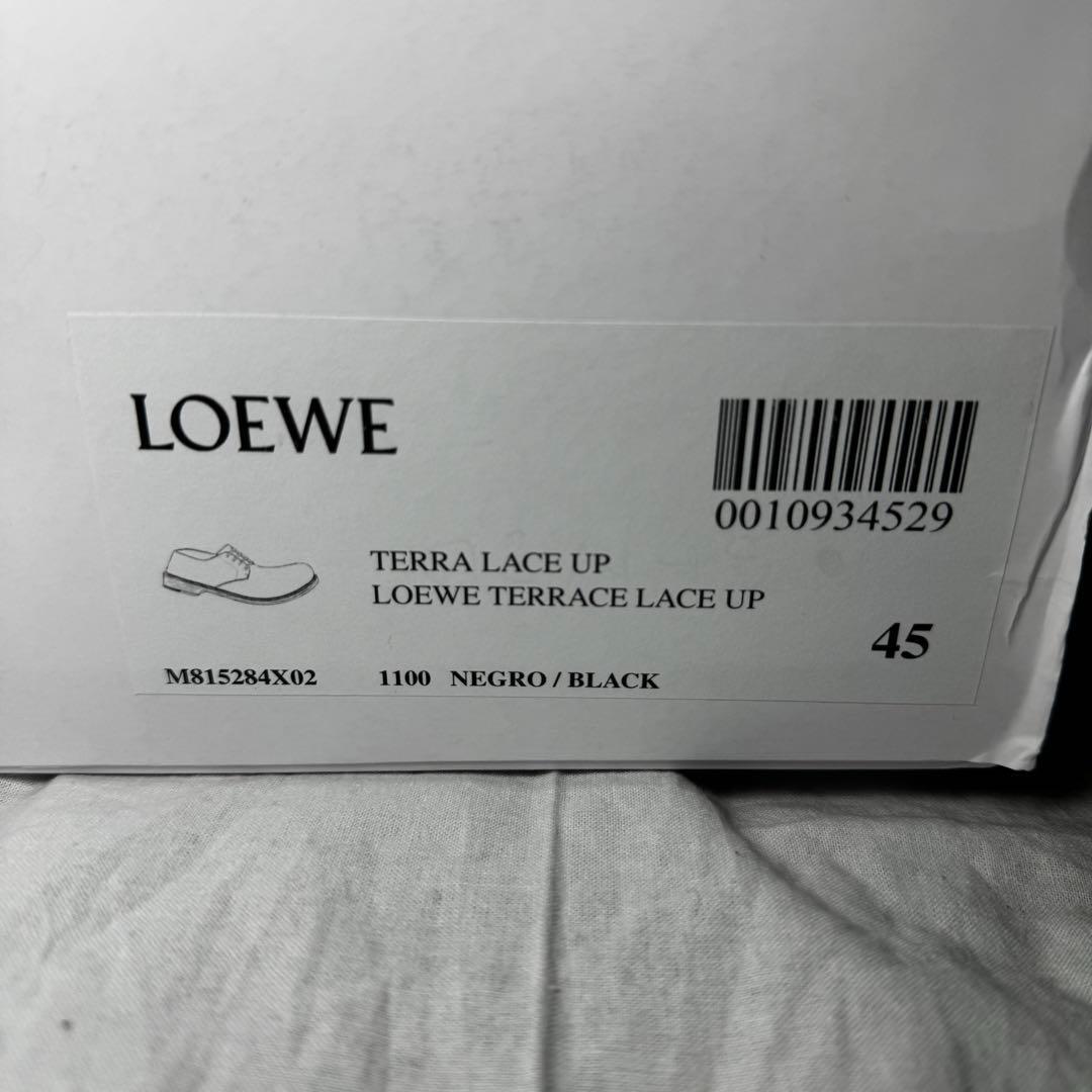 定価14 4万】ハルキ着用 LOEWE Terra テラ レースアップ 45 定価14 4万】ハルキ着用 LOEWE Terra テラ レースアップ 45