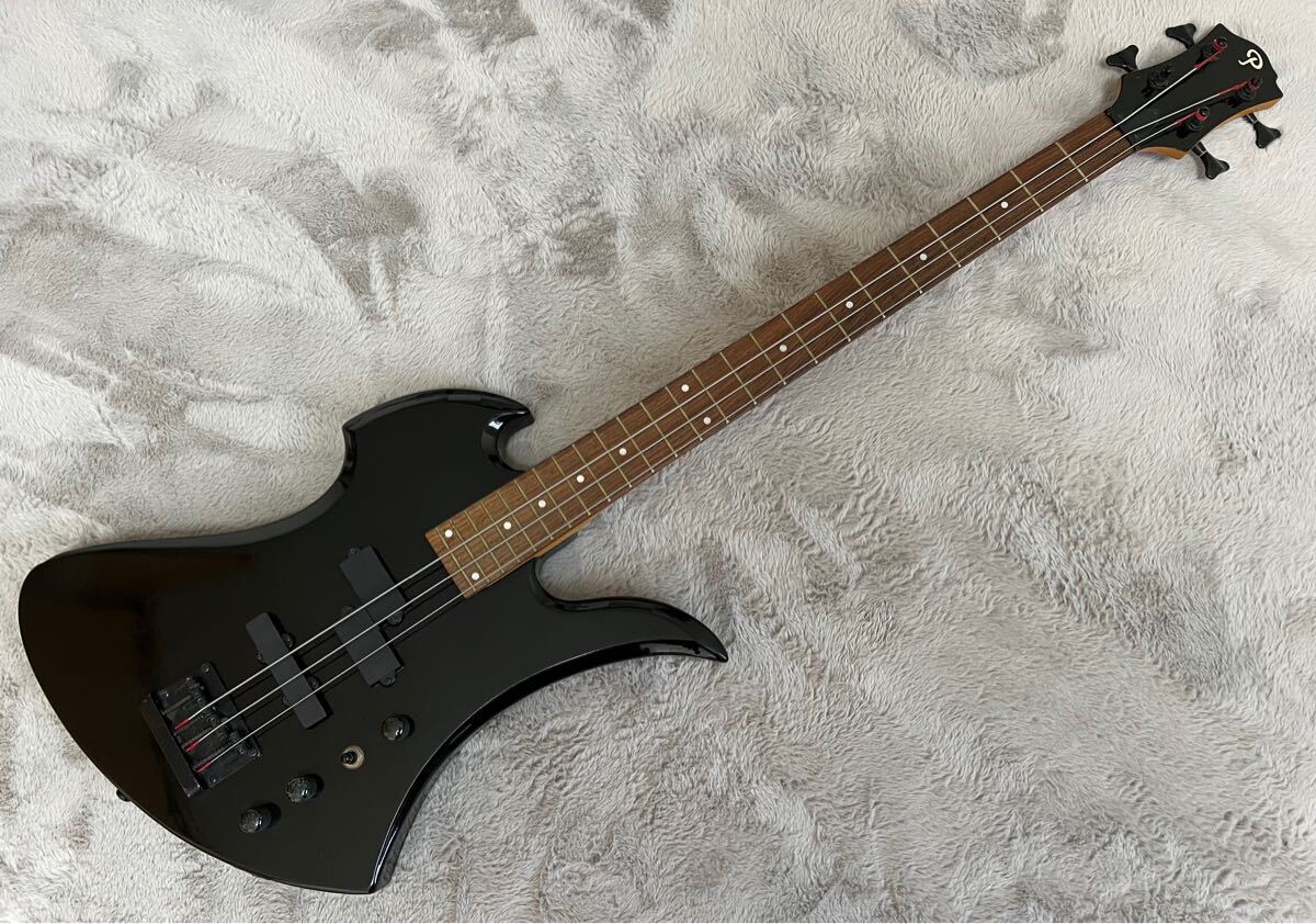  очень редкий ariapro ii mockingbird Aria Pro iimo gold bird bass основа прекрасный товар JAPAN.. торговля 1985 Japan Vintage исправно работающий товар струна есть 